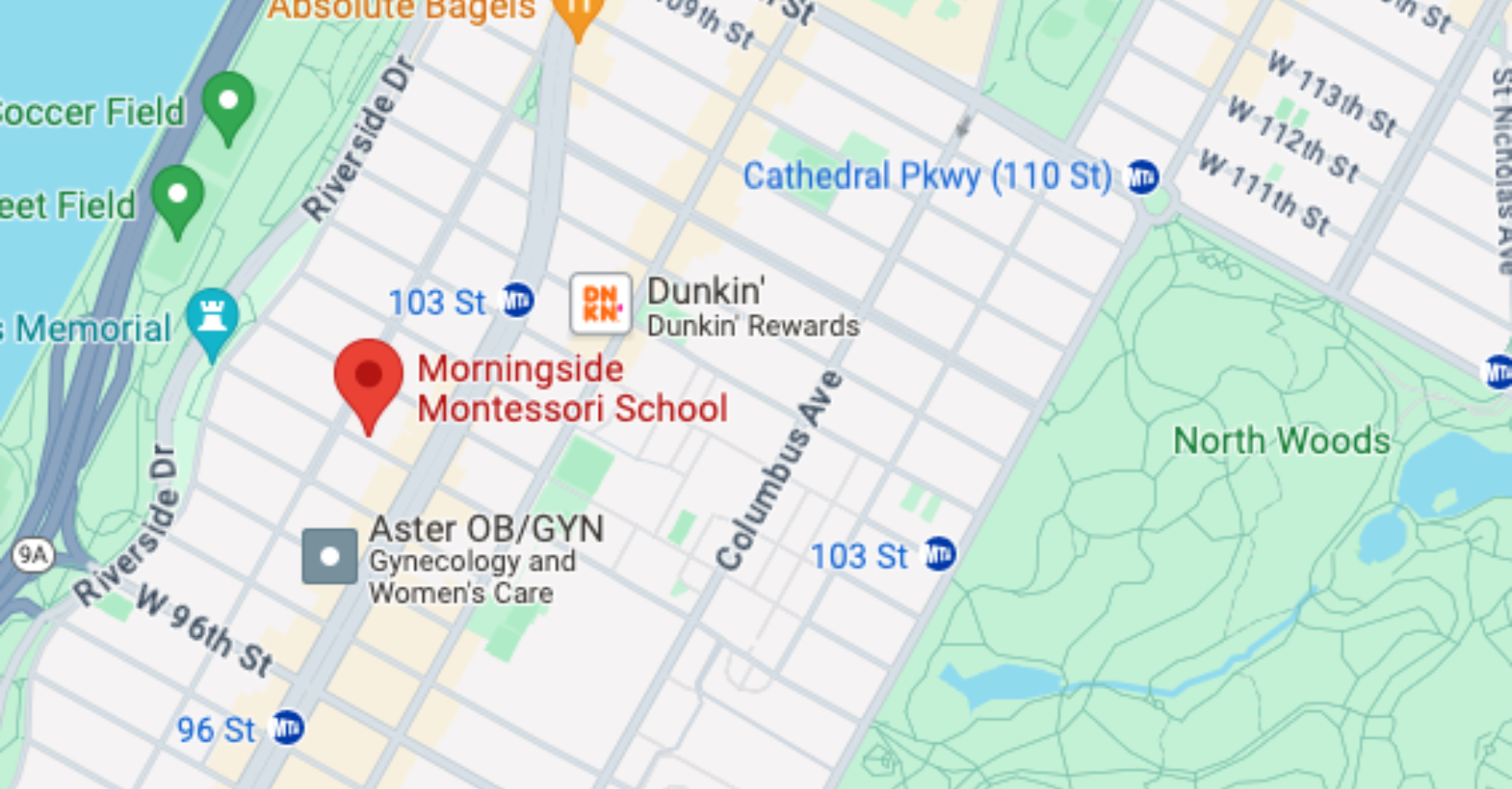 Morningside Montessori School Location