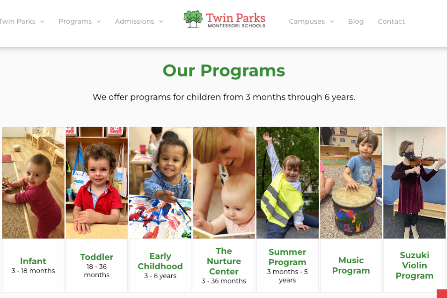 twin park montessori Curriculum